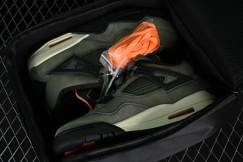 All categories Air Jordan Jordan series basketball shoes Air Jordan 4 GX foreign trade version Air Jordan 4 Retro "Undftd" AJ4 Joe 4 suede military green